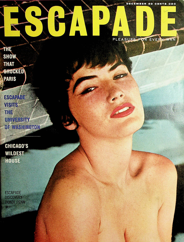 Escapade Vintage Magazine  Covergirl Dondi Penn   December 1960    093021lm-dm