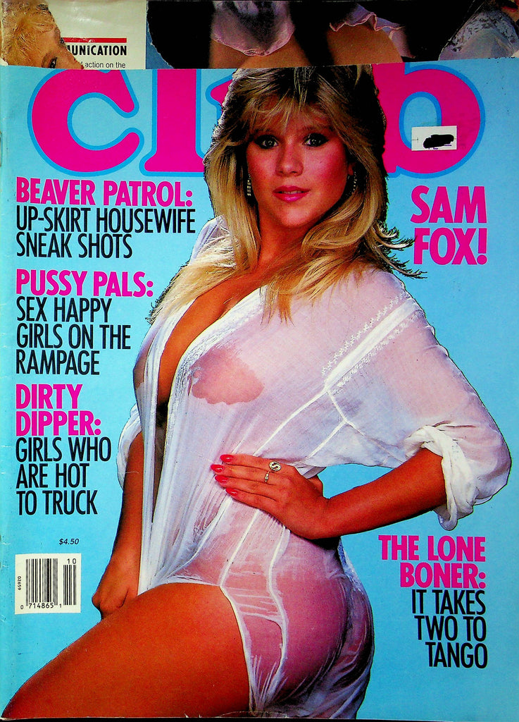 Club Magazine Beaver Patrol & Sam Fox October 1989 good reading copy 020123RP