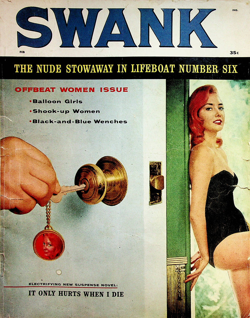 Swank Vintage Magazine   The Nude Stowaway  February 1959        012023lm-p2