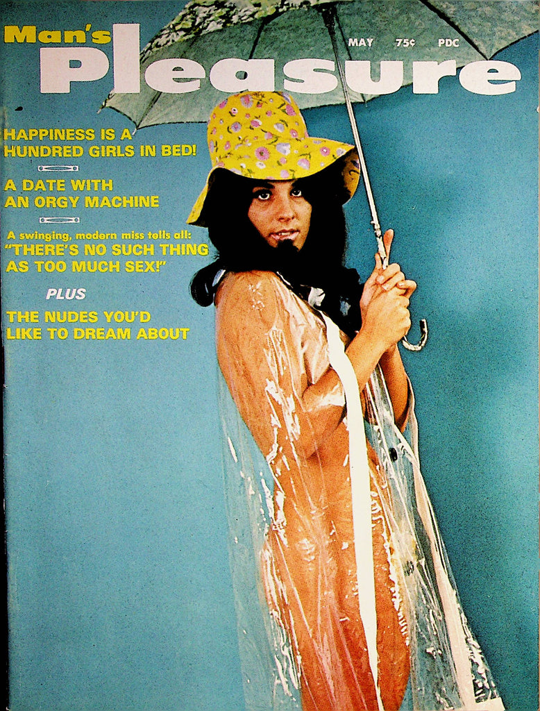 Man's Pleasure Busty Magazine  Centerfold Girl Gina Dair  May 1969     062522lm-p