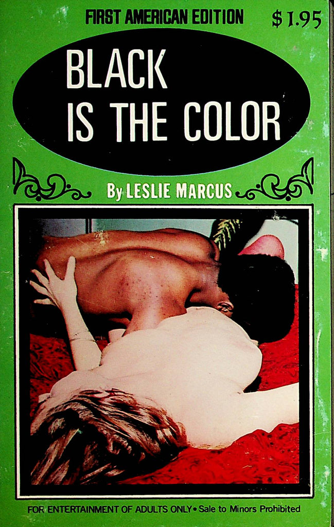 Black Is The Color Novel  by Leslie Marcus  1970's      092421lm-dm