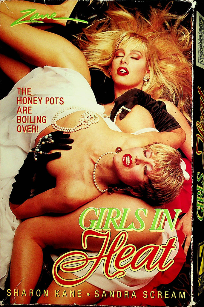 Girls In Heat VHS  Sharon Kane/ Sandra Scream XXX  Zane Entertainment  011622lm-dm2