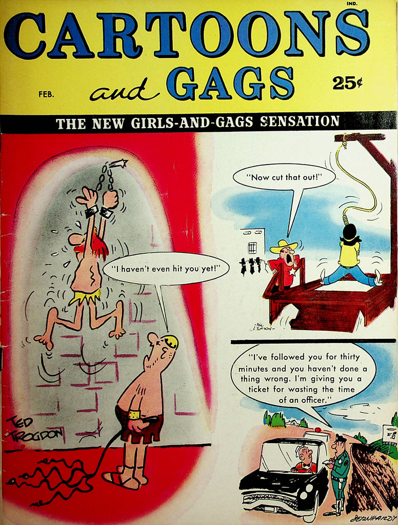 Cartoons and Gags Vintage Magazine  February 1964    121121lm-dm
