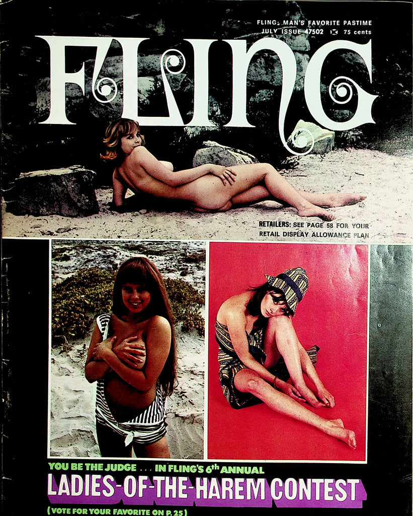 Fling Busty Magazine  Joan Lathrop  July 1971   112621lm-dm