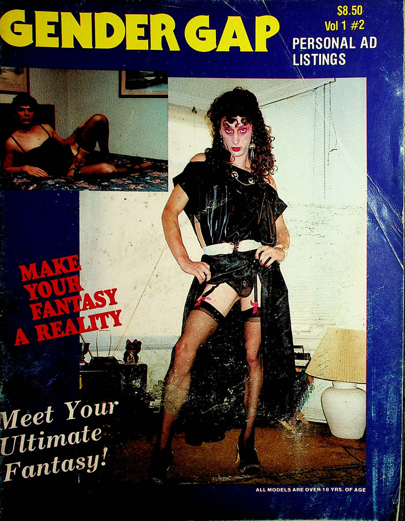 Gender Gap Tranny Contact Magazine  Meet Your Ultimate Fantasy  vol.1 #2  1990   122221lm-dm