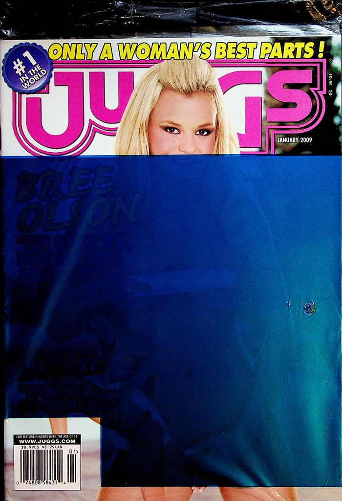 Juggs Magazine  Covergirl Bree Olson  January 2009  new/sealed    100122lm-p2