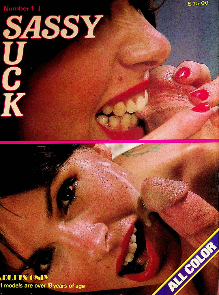Sassy Suck Hardcore Magazine   Sucking And Fucking  #1 1980's    122622lm-p2