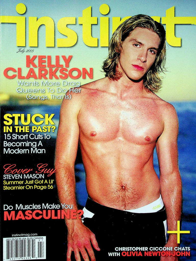 Instinct Magazine Kelly Clarkson & Steven Mason July 2005 0621122RP