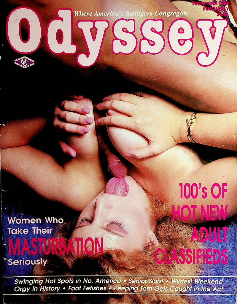 Odyssey Swingers Magazine  Women Take Their Masturbation Seriously September 1988       052721lm-sh
