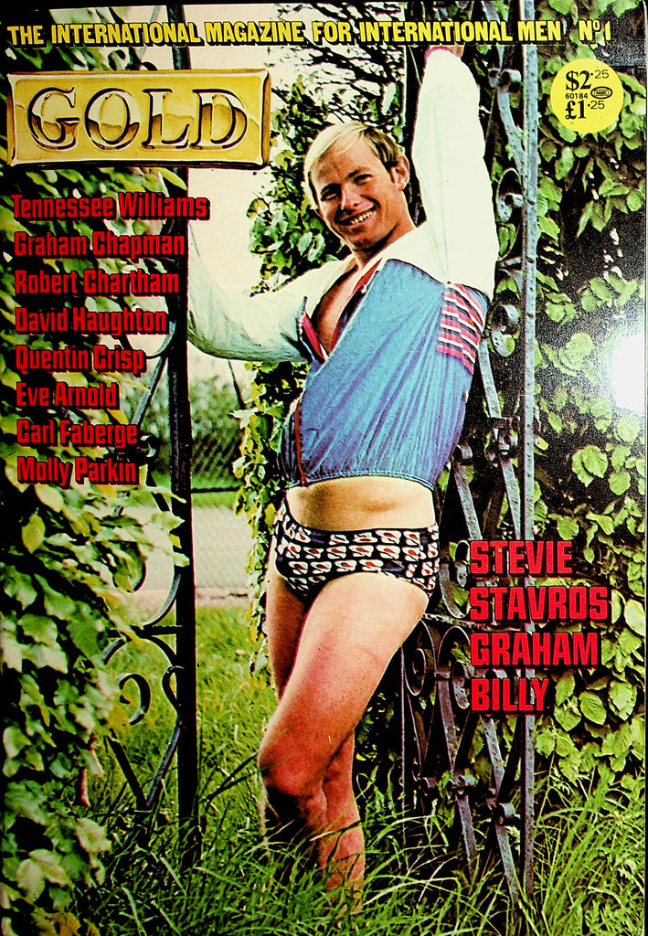 Gold International Gay Magazine  Coverguy  Stevie Stavros  #1 1970's    011822lm-dm