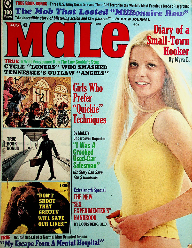 Male Magazine  Girls Who Prefer "Quickie Techniques" August 1972   120321lm-dm