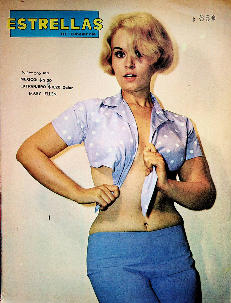 Estrellas Spanish International Vintage Magazine  Covergirl Mary Ellen  #166  1965   080822lm-p4