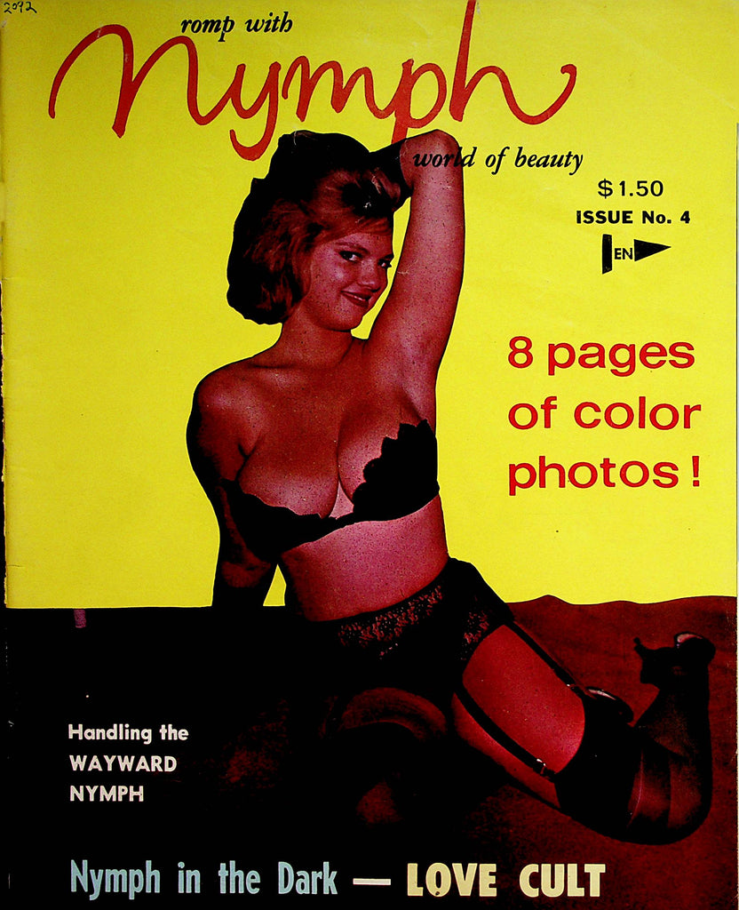 Nymph Busty Magazine  Nymph In The Dark-Love Cult  #4 1963     071322lm-p2