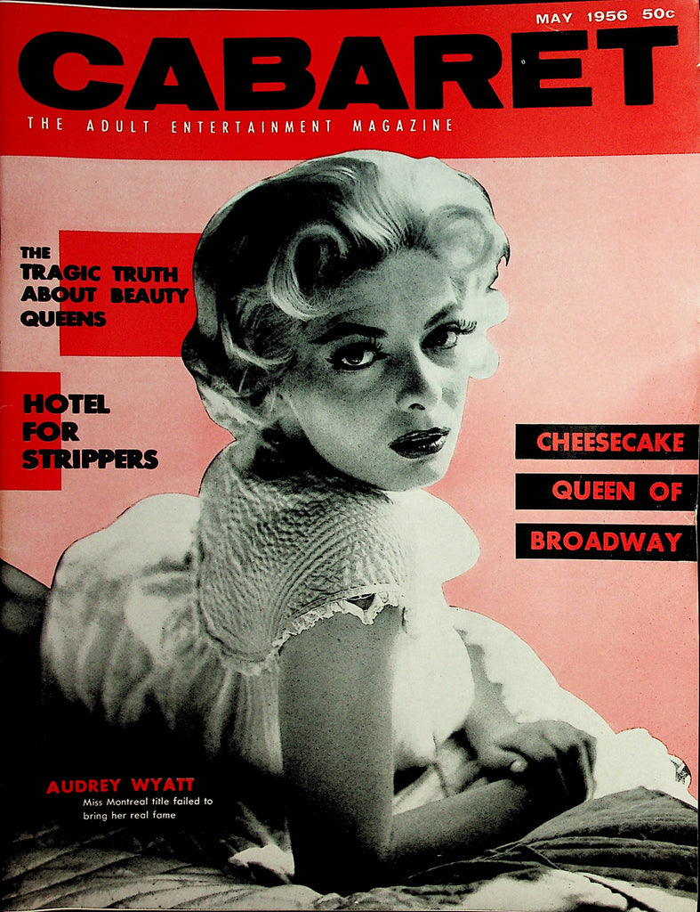 Cabaret Magazine  Covergirl Audrey Wyat  May 1956    071221lm-sh