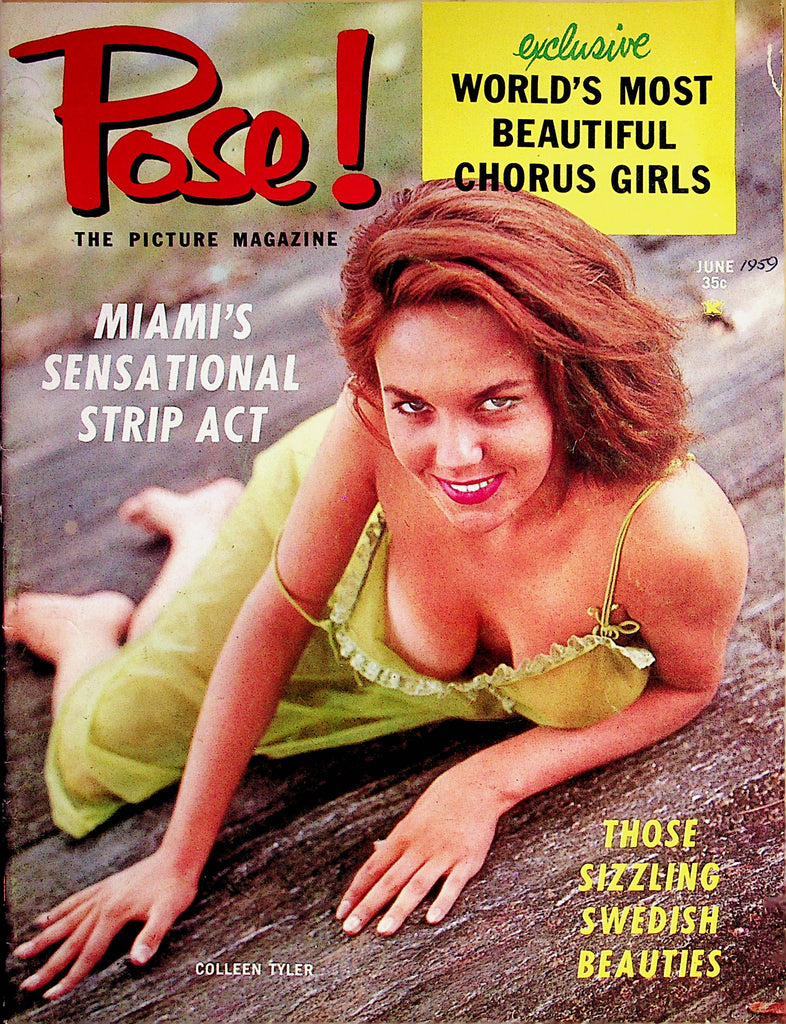 Pose! Vintage Magazine   Covergirl Colleen Tyler  June 1959    070922lm-p