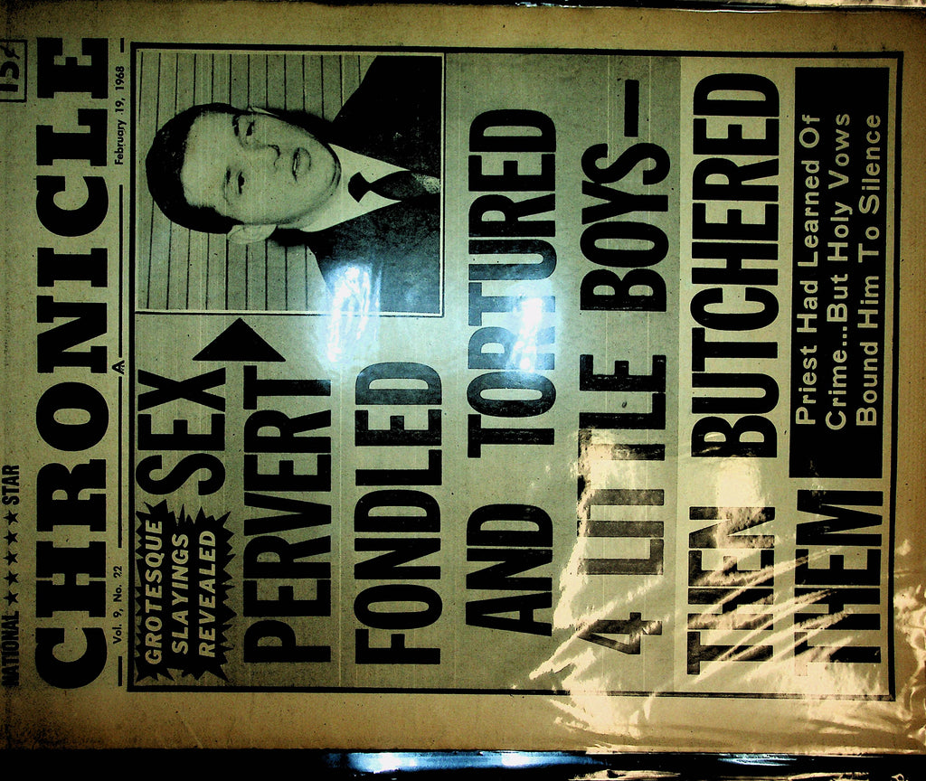 National Star Chronicle Newspaper  Sex Pervert  February 19, 1968   100720lm-amsh