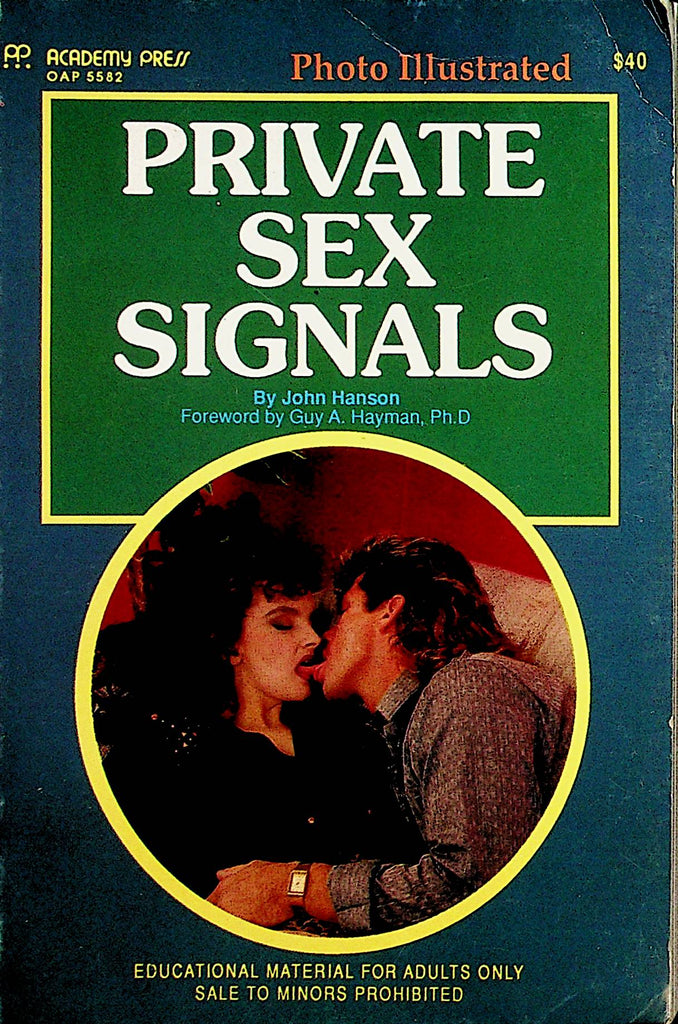 Private Sex Signals Adult Book By John Hanson 1973  Photo Illustrated Academy Press    022823lm-p2