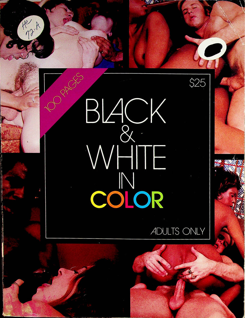 Black & White In Color Hardcore Magazine   100 Pages!  1980's   072222lm-p