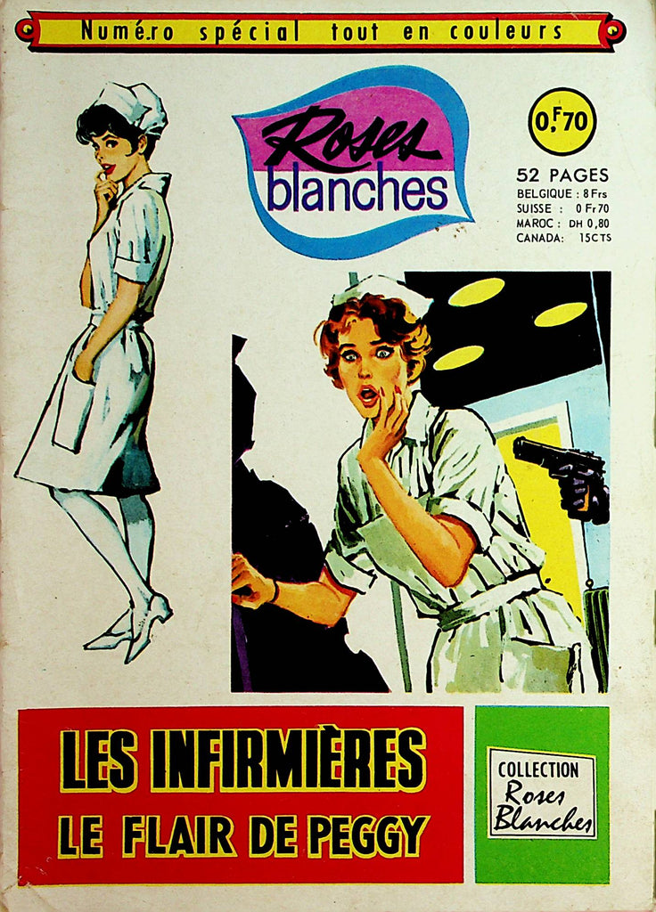 Roses Blanches French Adult Comic Digest  Les Infirmieres  1967     081420lm-sh