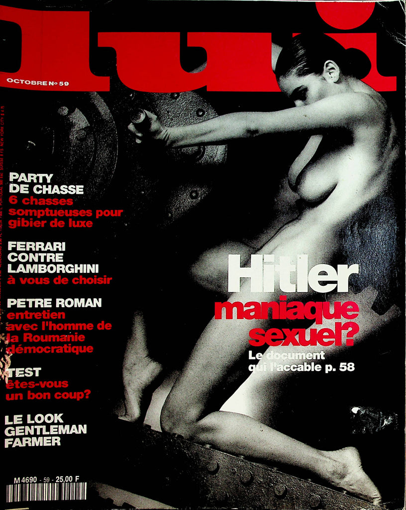 Lui French International Magazine  Hitler Maniaque Sexuel? #59 October 1992   042421lm-mp