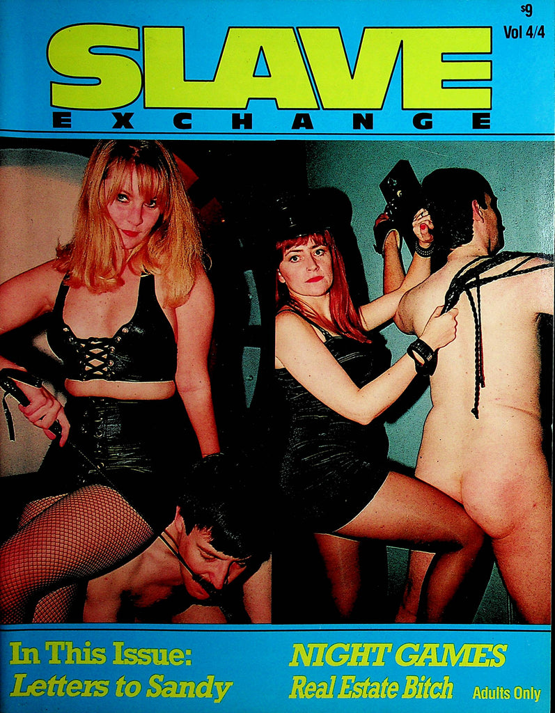 Slave Exchange Fetish Magazine  Night Games  vol.4 #4  1990's  010822lm-dm2