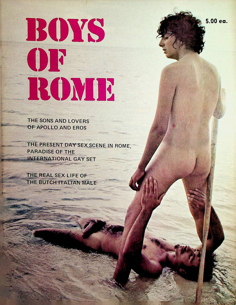 Boys Of Rome Gay Magazine   The Butch Italian Male  #1 1970's  18+  050720lm-sh