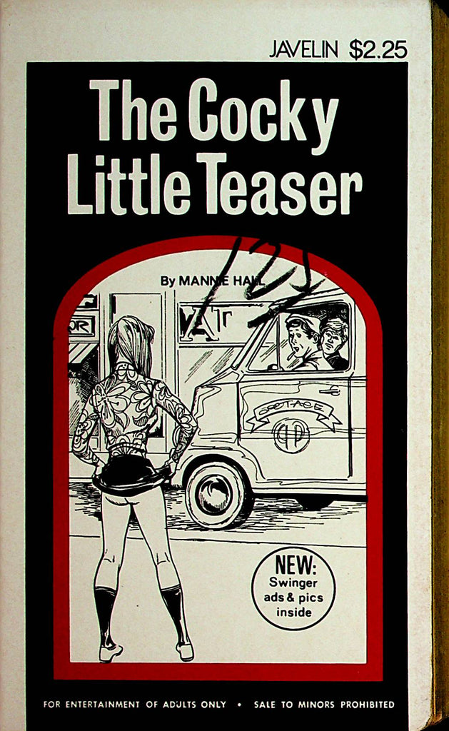 The Cocky Little Teaser Novel  by Mannie Hall  1977    092121lm-dm