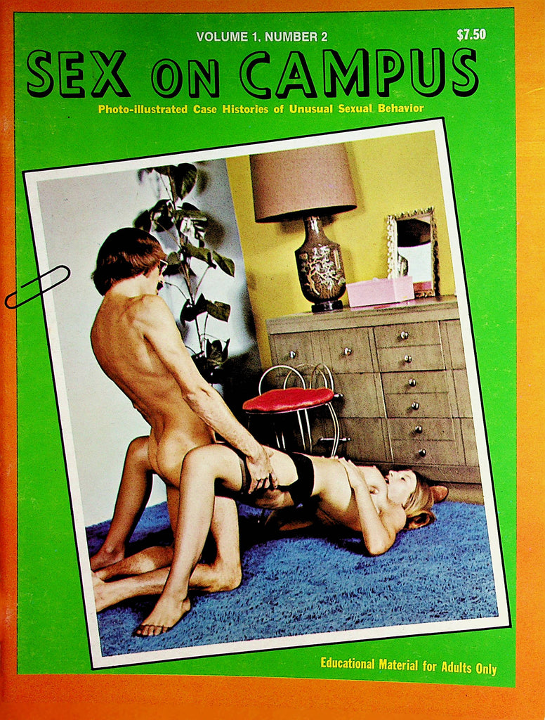 Sex On Campus Magazine  Case Histories Of Unusual Sexual Behavior  vol.1 #2  1970's   102022lm-p2