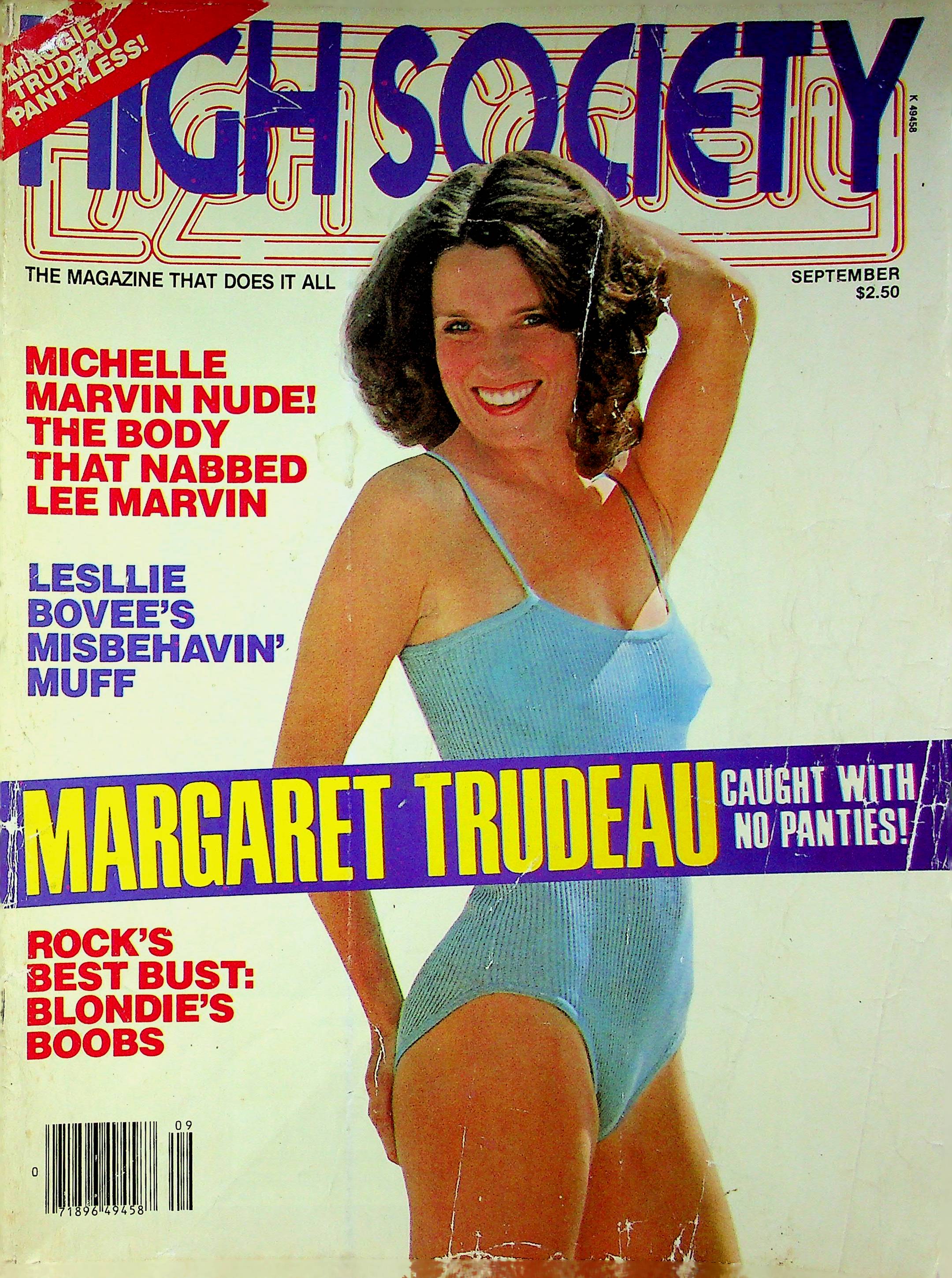 High Society Magazine Margaret Trudeau & Lesllie Bovee September 1979 – Mr- Magazine