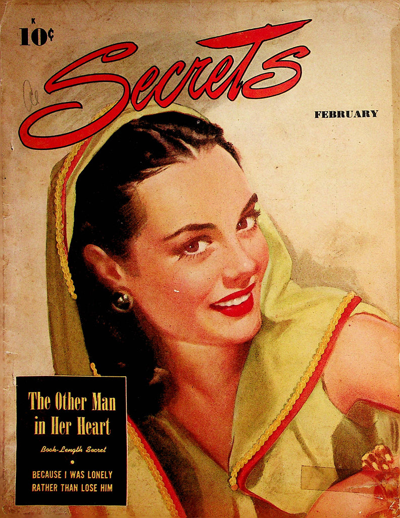 Secrets Vintage Magazine  The Other Man In Her Heart  February 1947  090322lm-p