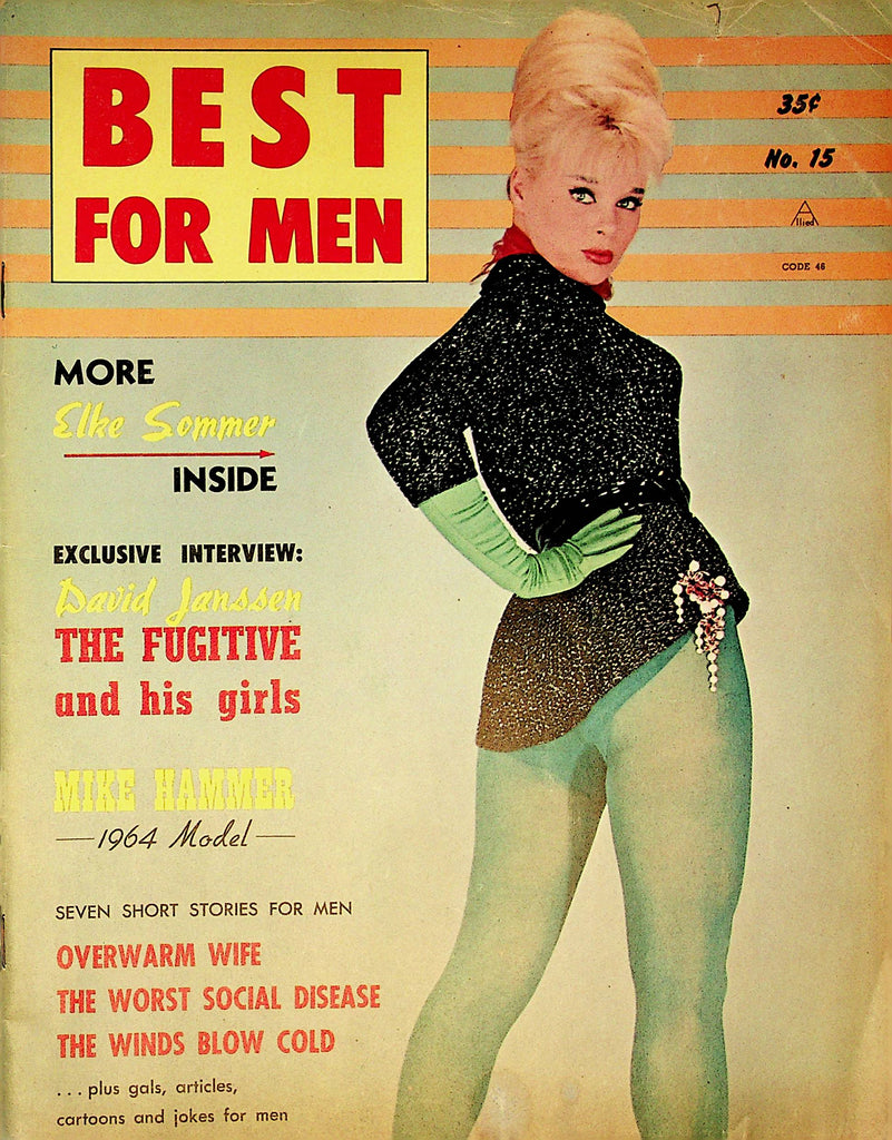 Best For Men Magazine   Elke Sommer  #15 1964      082022lm-p