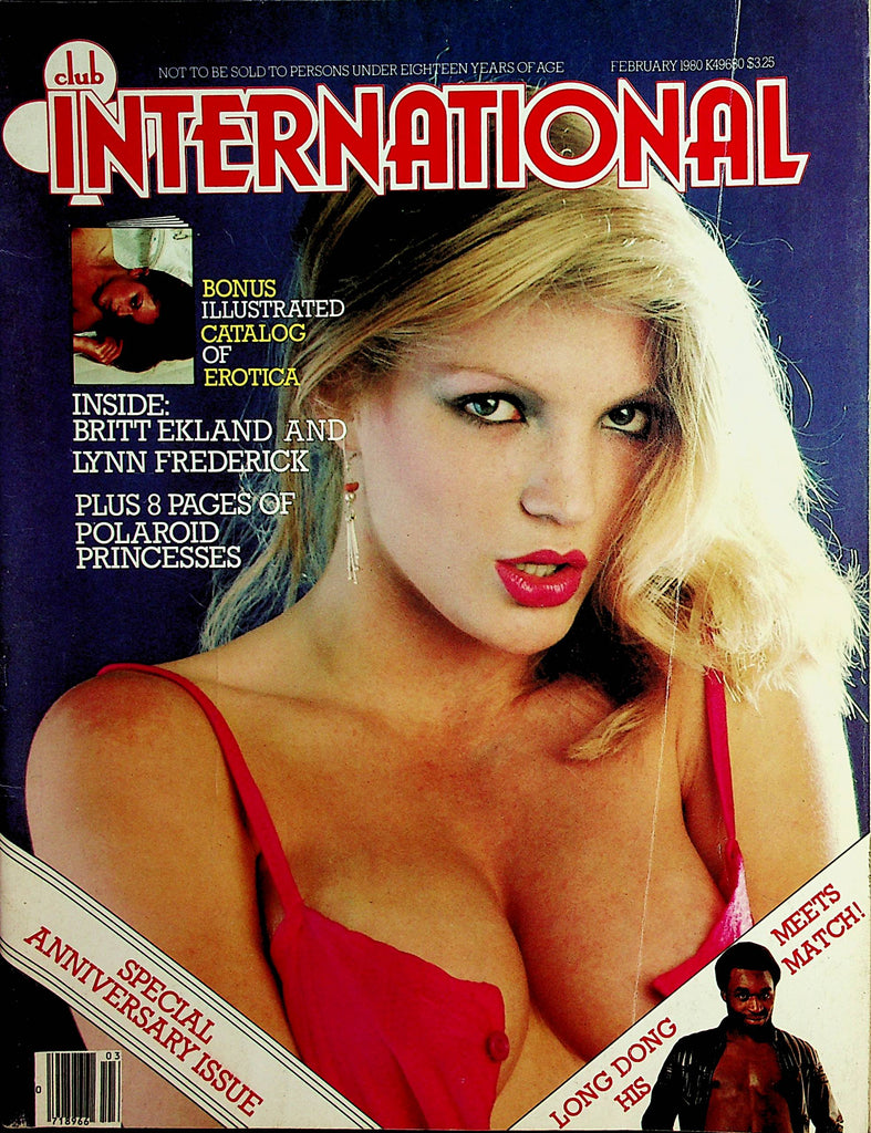 Club International Magazine  Britt Ekland / Long Dong  February 1980 Anniversary Paul Raymond    011122lm-dm2