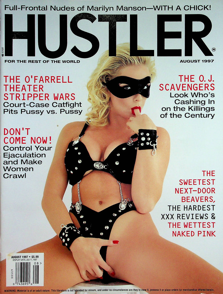 Hustler Magazine O'Farrell Theater Stripper Wars & Lesliee Ann August 1997 072722RP