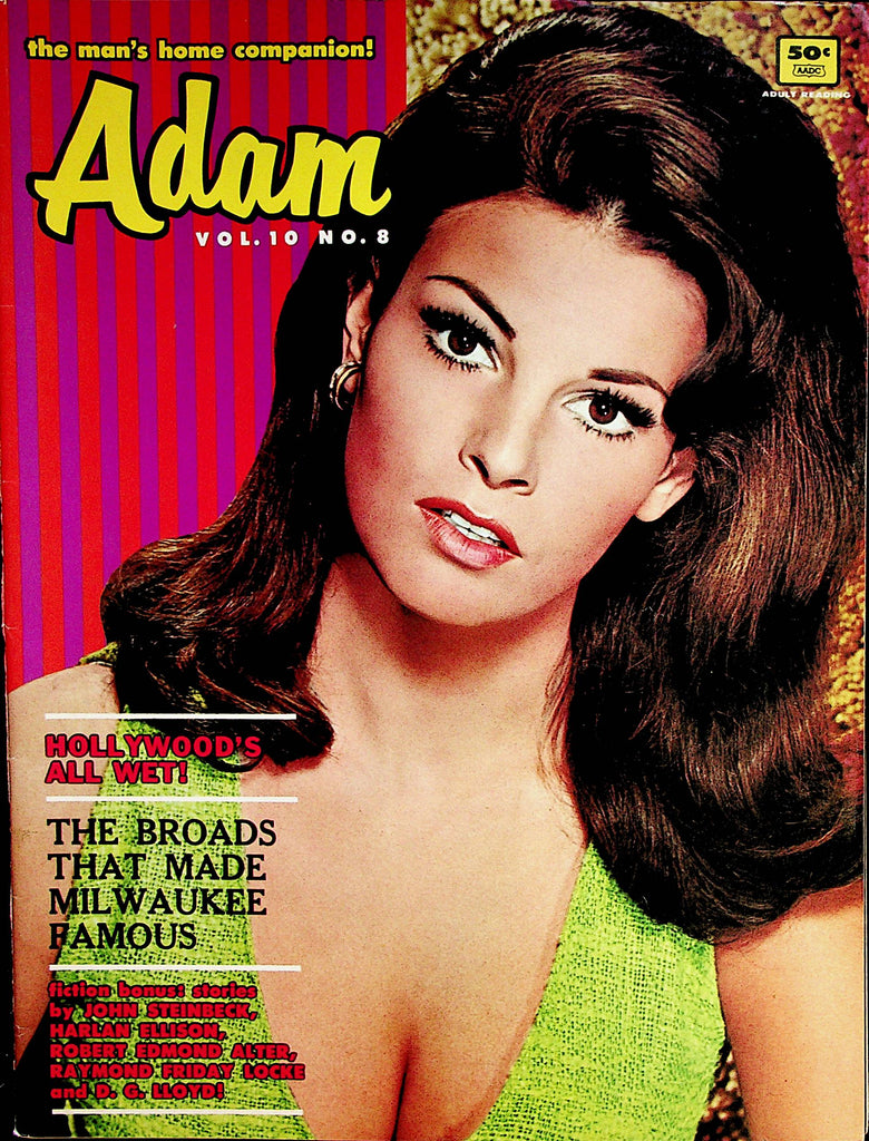 Adam Busty Magazine  Covergirl Raquel Welch  vol.10 #8  1966     072322lm-p