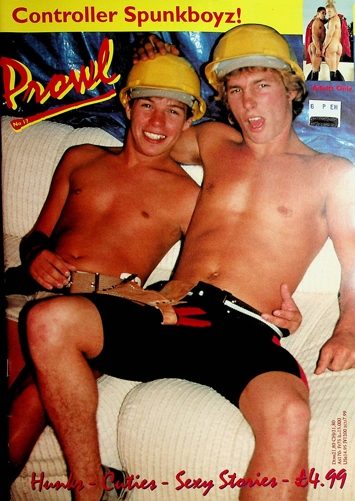 Prowl Gay Magazine  Sexy Construction Men #17  1992    092821lm-dm