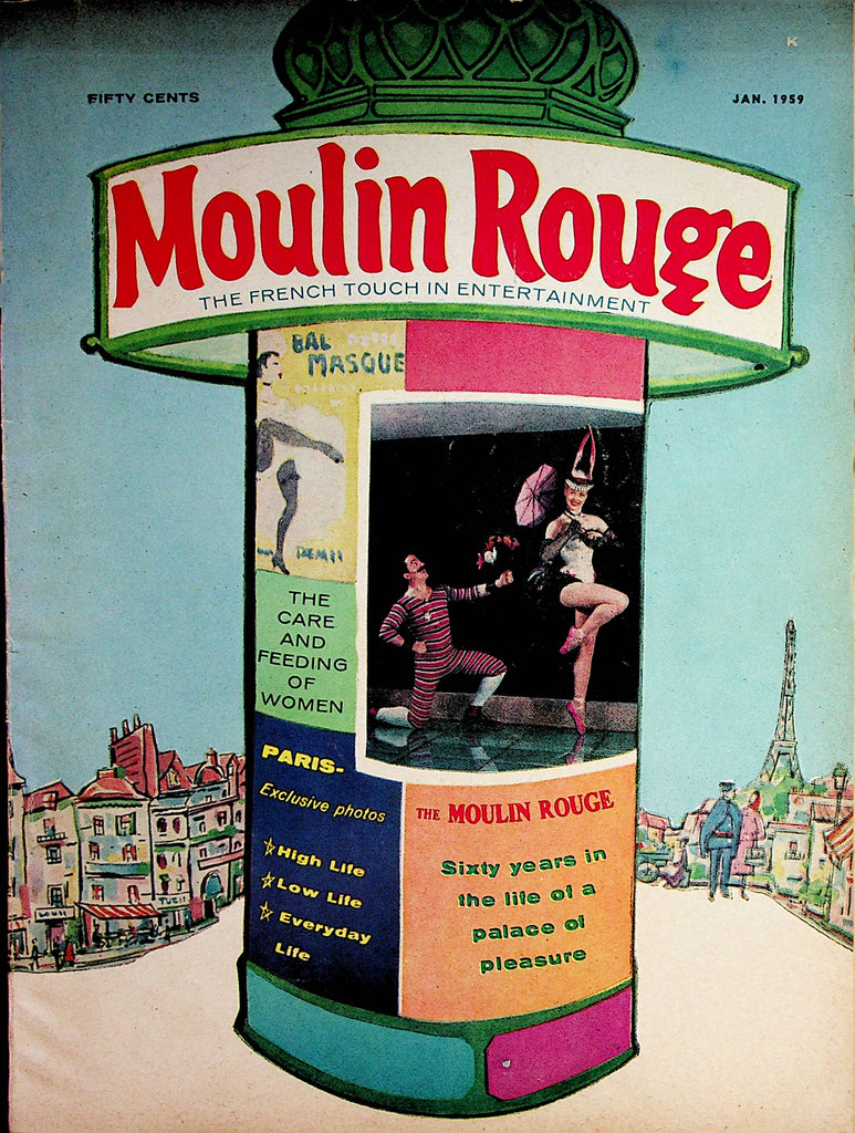 Moulin Rouge French Touch Entertainment Magazine  Dawn Richard  vol.1 #1  January 1959      071522lm-p