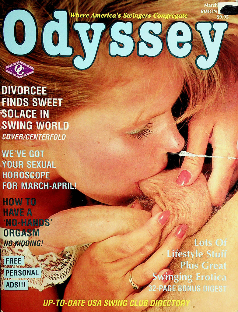 Odyssey Swingers Magazine  No-Hands Orgasm   March 1988     052721lm-sh