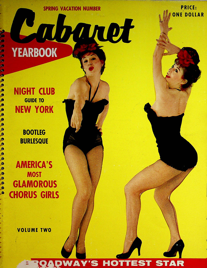 Cabaret Yearbook Magazine   Jayne Mansfield / Carol Channing  vol.2 1960's        062322lm-p