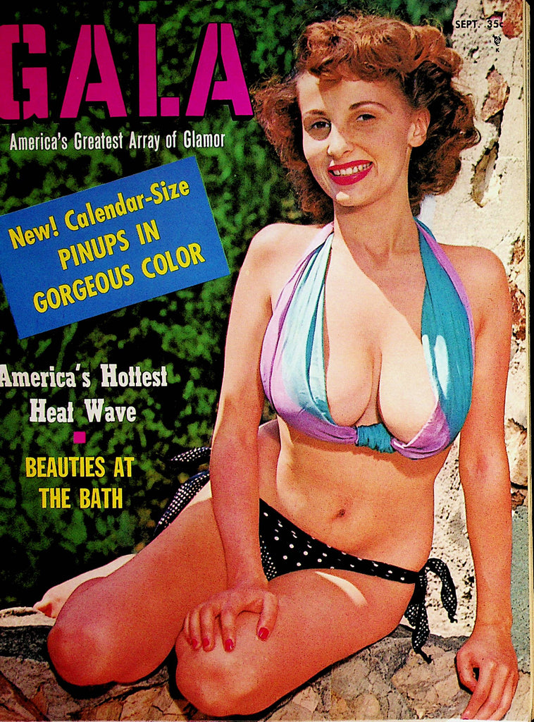 Gala Busty Magazine  Bettie Page / Marlene Sanderson  September 1957