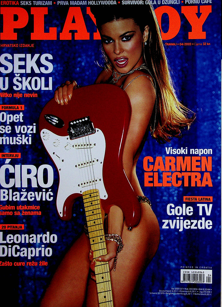 Playboy Croatia International Magazine  Carmen Electra / Leonardo DiCaprio April 2003   010923lm-p4