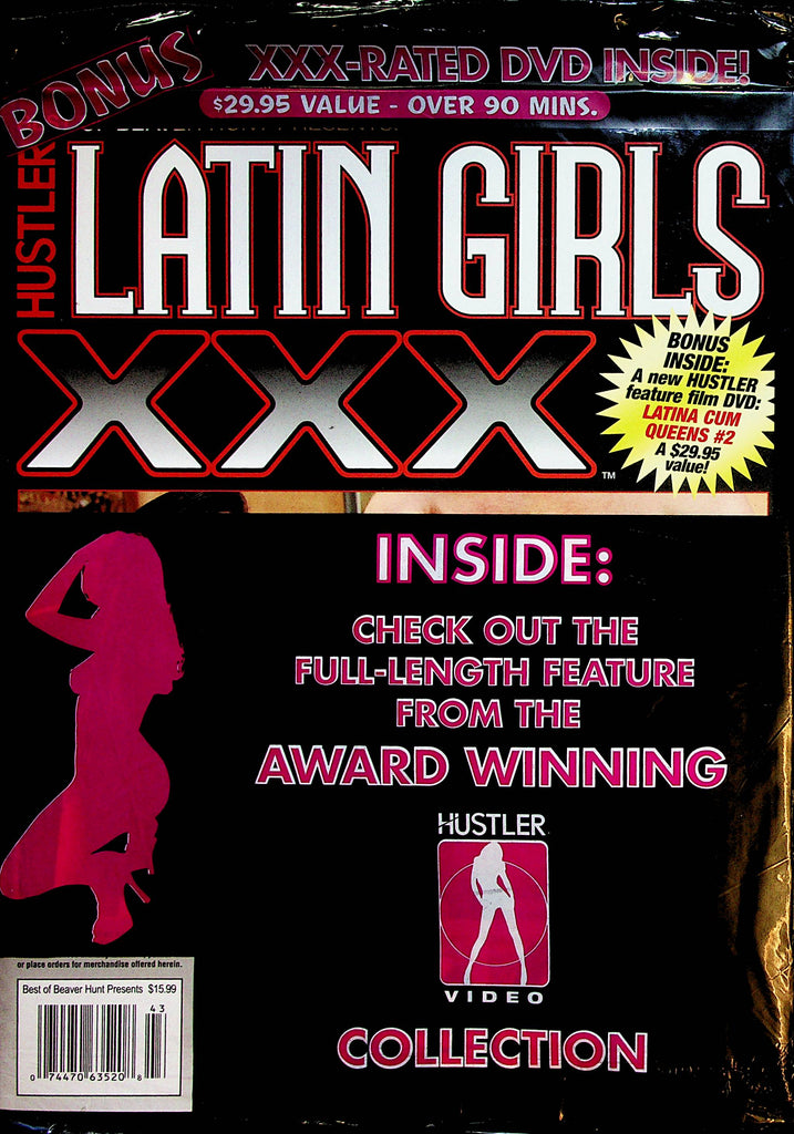 Hustler Latin Girls XXX Magazine  w/DVD  vol.1 #1  2000  New  012023lm-p