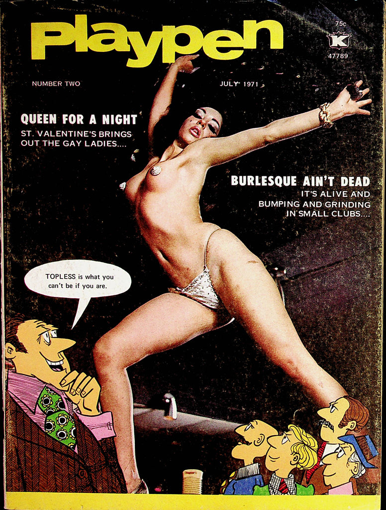 Playpen Magazine  Burlesque Ain't Dead / Busty Terry  July 1971     080922lm-p