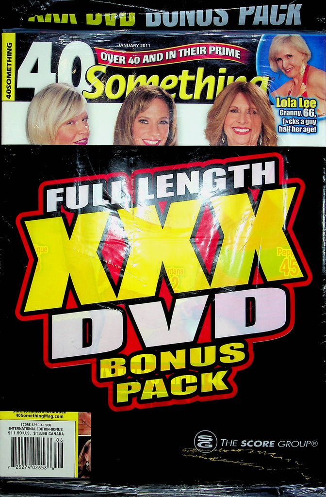40 Something Magazine Lola Lee & Pepper January 2011 W/DVD 100522RP