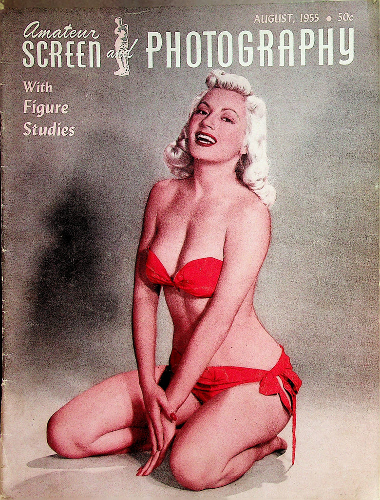 Amateur Screen and Photography With Figure Studies Vintage Magazine  August 1955   032923lm-p2