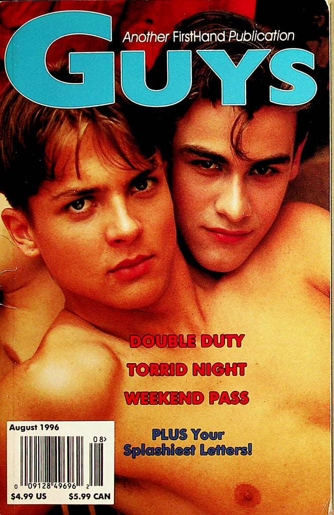 Guys Gay Digest   Double Duty / Torrid Night  August 1996  040423lm-p