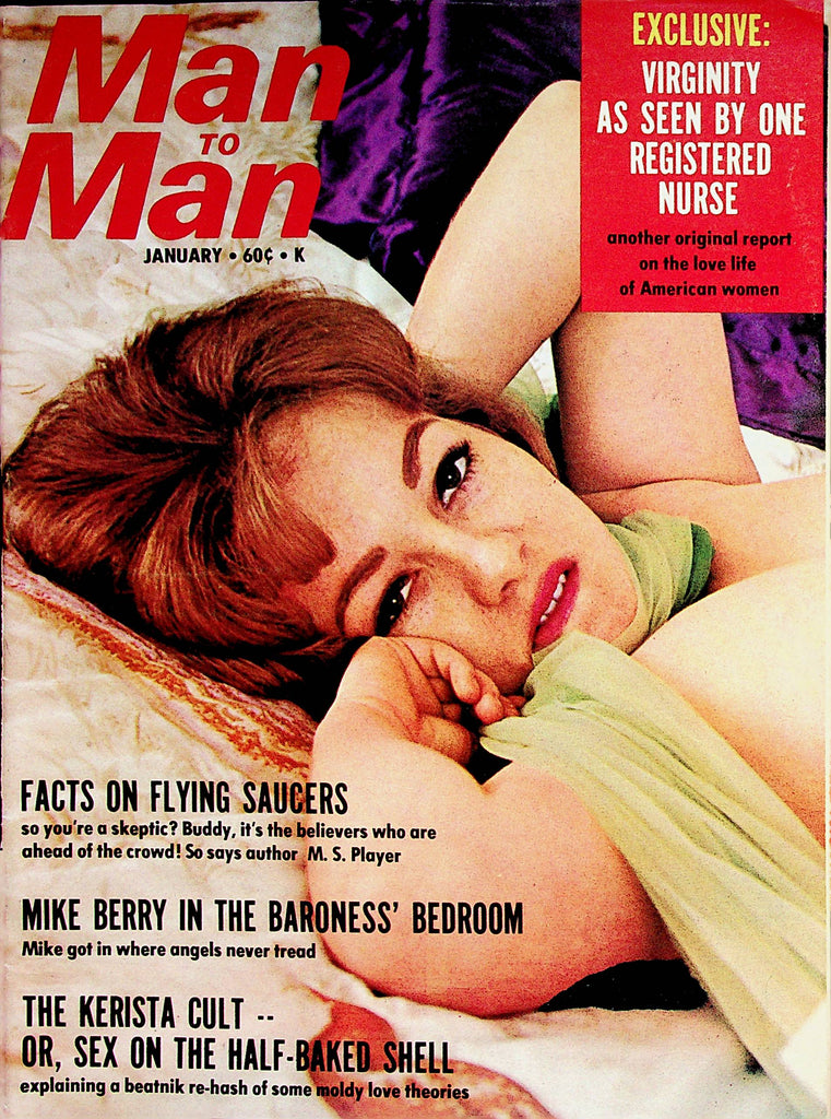 Man To Man Busty Magazine  Cover & Centerfold Girl Tori Lambert  January 1967    080622lm-p