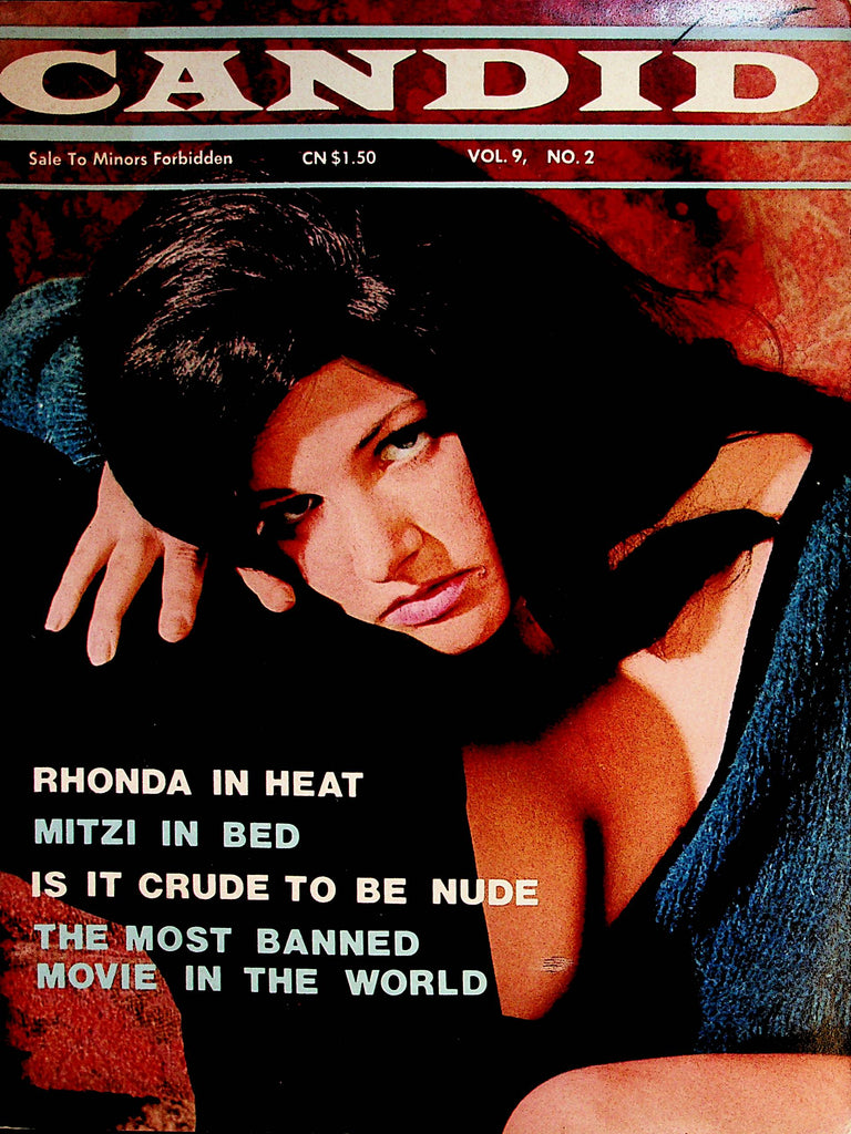 Candid Busty Magazine  Rhonda In Heat / Mitzi In Bed  vol.9 #2  1966    072322lm-p