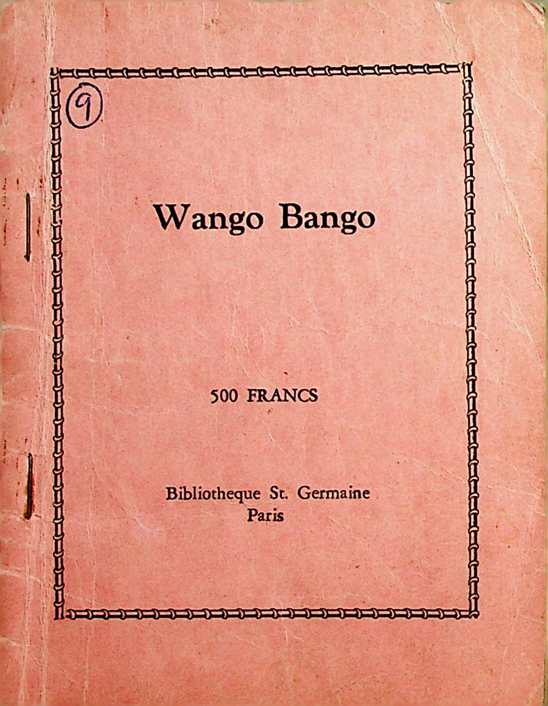 Wango Bango French Digest  1950's  081420lm-sh