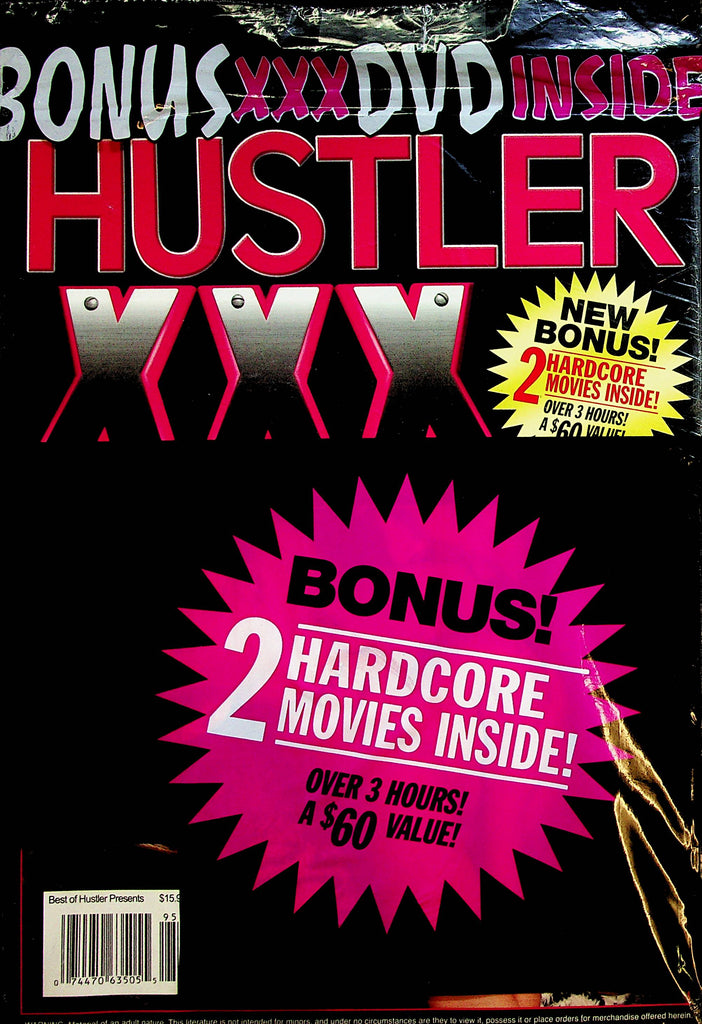 Hustler XXX Hardcore Magazine  #97  2000  w/DVD   new/sealed 011623lm-p2