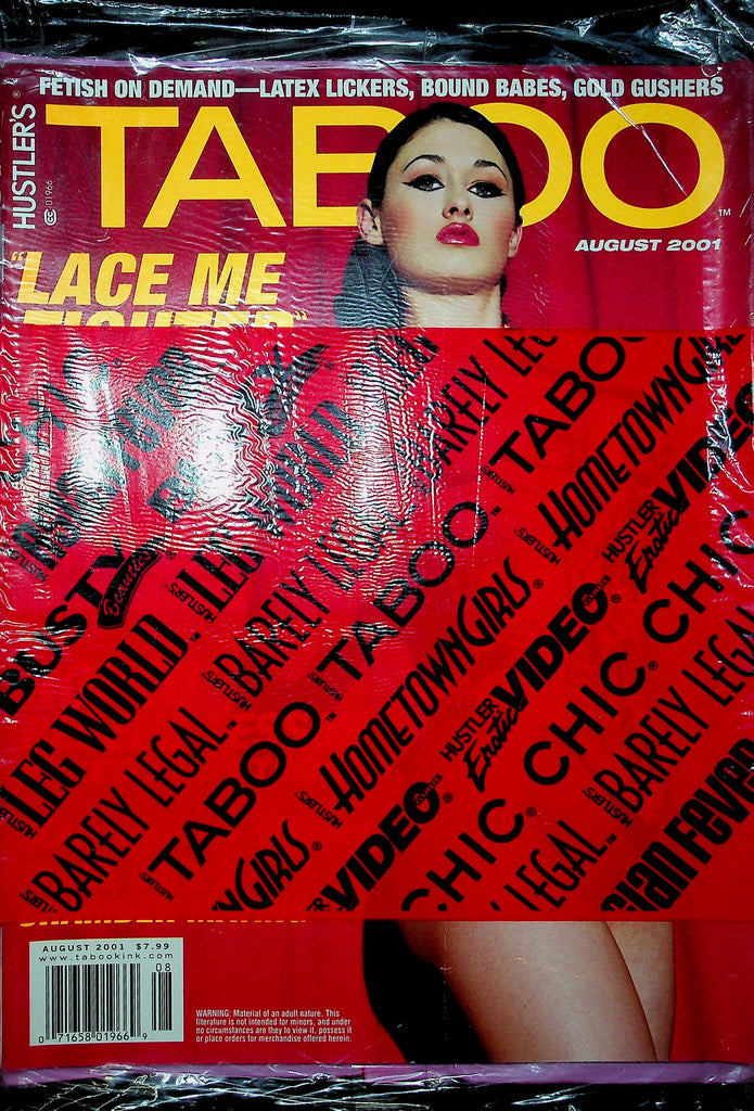 Hustler's Taboo Magazine Lace Me Tighter August 2011 SEALED 011823RP